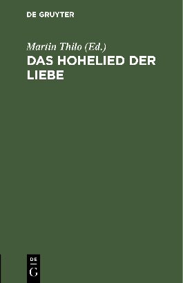 Das Hohelied Der Liebe (German Edition)