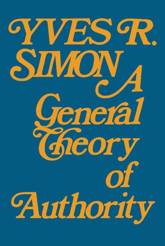 General Theory of Authority, A