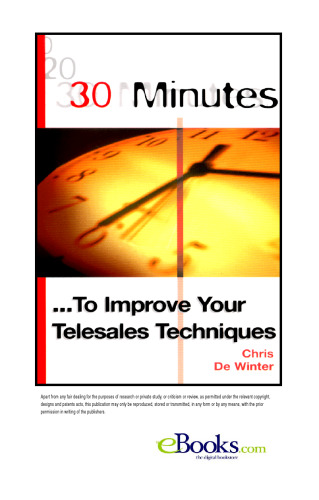30 Minutes to Improve Telesales Techniques (30 Minutes)