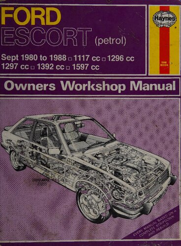 Haynes Ford Escort 1980 to 1988 Owners Workshop Manual