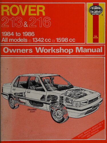 Haynes Rover 213 & 216 Owners Workshop Manual