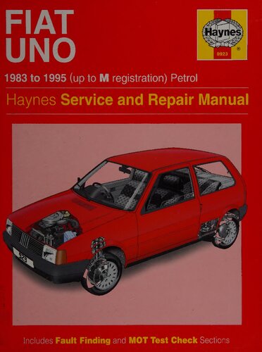 Haynes Fiat Uno 1983 to 1995 Service and Repair Manual