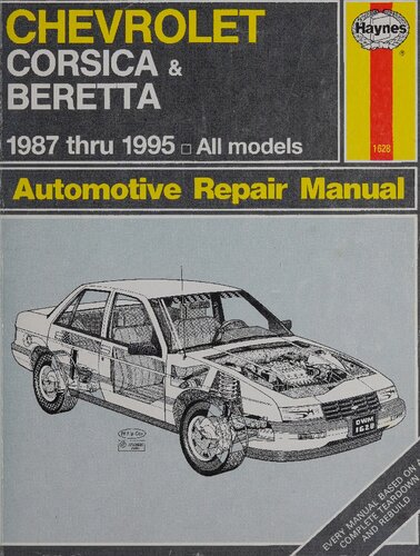 Haynes Chevrolet Corsica & Beretta Automotive Repair Manual