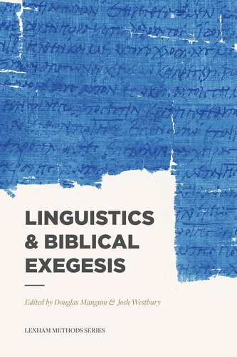 Linguistics & Biblical Exegesis (Lexham Methods Series)