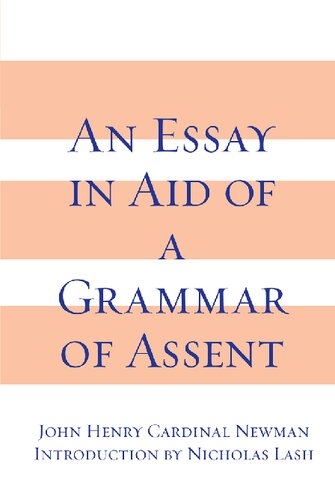 Essay in Aid of A Grammar of Assent, An