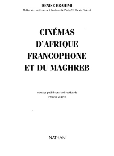 Cinémas d'Afrique francophone et du Maghreb