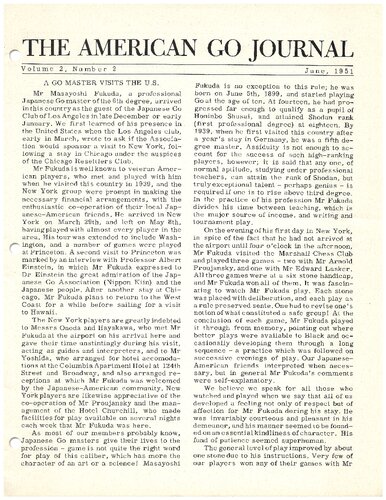 The American Go Journal