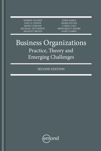 Business Organizations Practice, Theory and Emerging Challenges