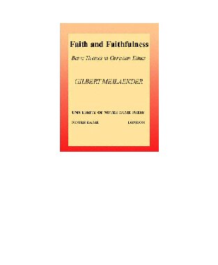 Faith and Faithfulness: Basic Themes in Christian Ethics