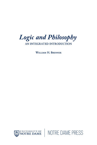 Logic and Philosophy: An Integrated Introduction