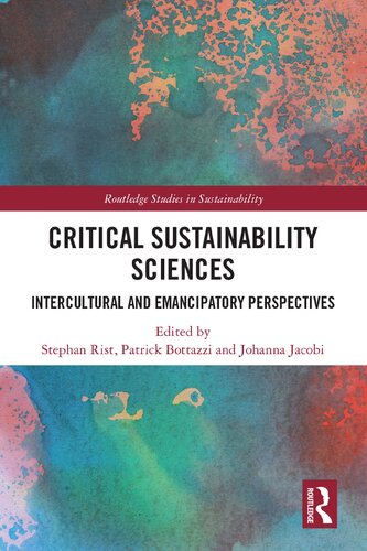 Critical Sustainability Sciences (Routledge Studies in Sustainability)