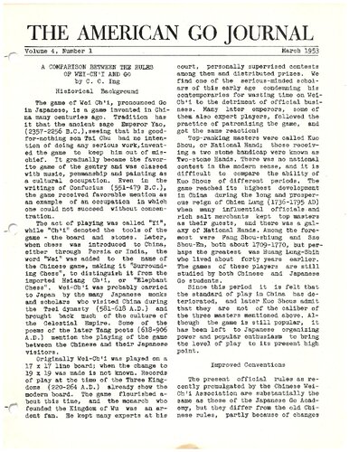The American Go Journal