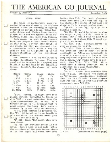 The American Go Journal