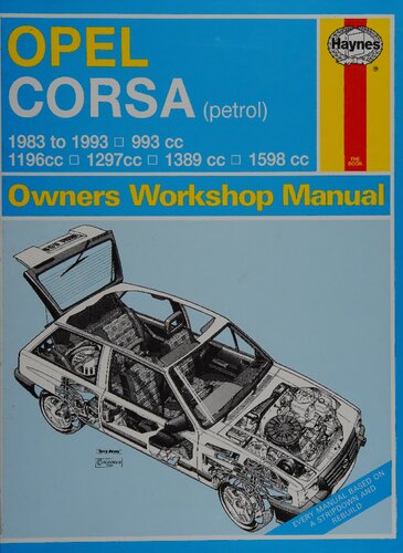 Haynes Opel Corsa 1983 to 1993 Owners Workshop Manual