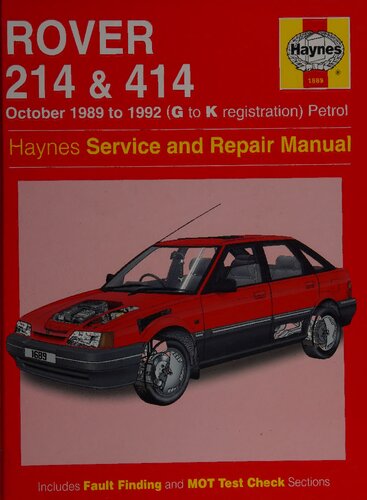 Haynes Rover 214 & 414 Service and Repair Manual