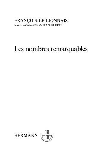 Les nombres remarquables