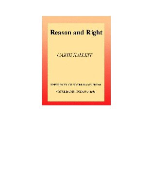 Reason and Right