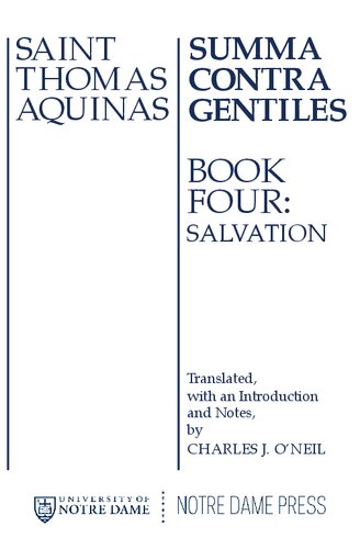 Summa Contra Gentiles: Book 4: Salvation