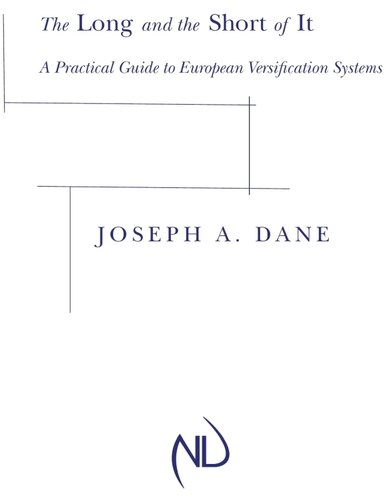 The Long and the Short of It: A Practical Guide to European Versification Systems