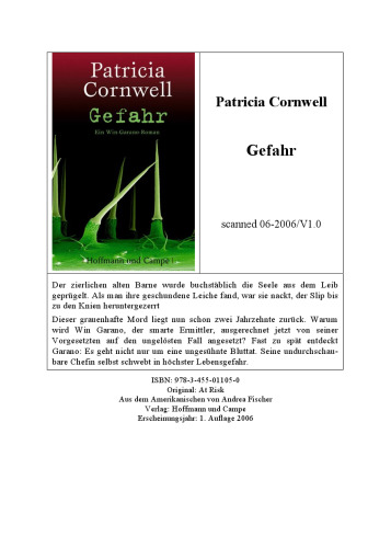 Gefahr. Ein Win-Garano-Roman