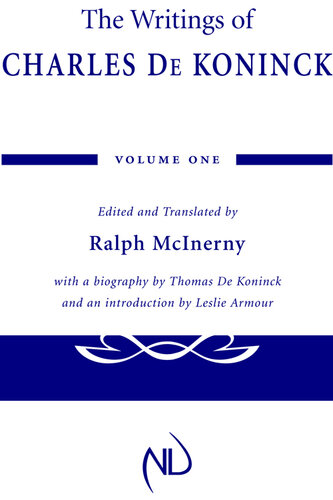 The Writings of Charles De Koninck