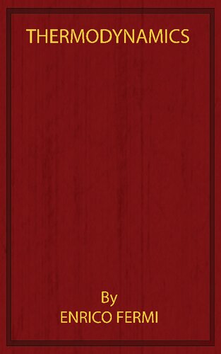 Thermodynamics (Dover Books on Physics)