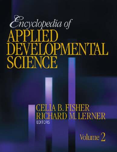 Encyclopedia of Applied Developmental Science (2 Volume Set)