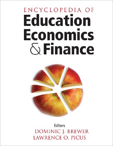 Encyclopedia of Education Economics and Finance (2 Volume Set)