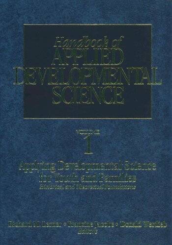 Handbook of Applied Developmental Science (4 Volume Set)