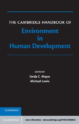The Cambridge Handbook of Environment in Human Development