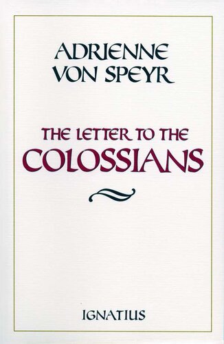 The Letter to The Colossians
