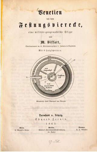 Venetien mit dem Festungsvierecke, eine militär-geographische Skizze