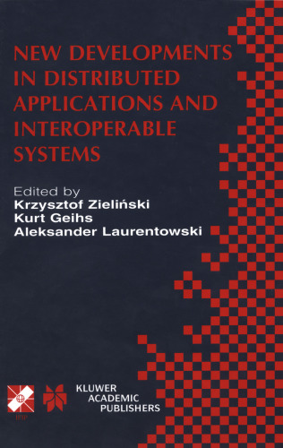 New Developments in Distributed Applications and Interoperable Systems