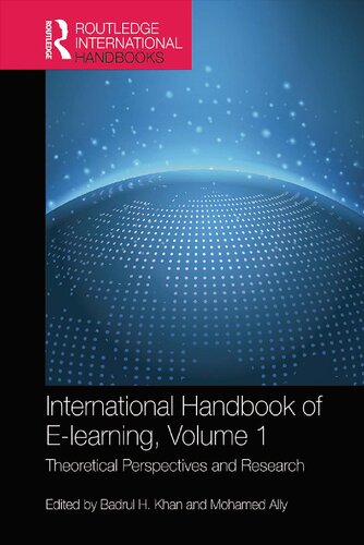 International Handbook of E-Learning, Volume 1: Theoretical Perspectives and Research