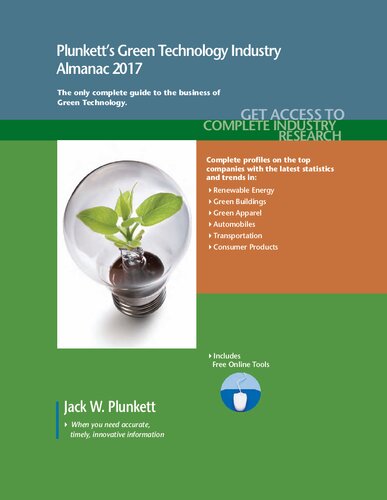 Plunkett's Green Technology Industry Almanac 2017