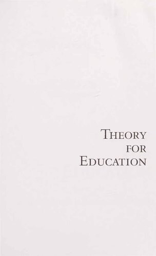 Theory for Education