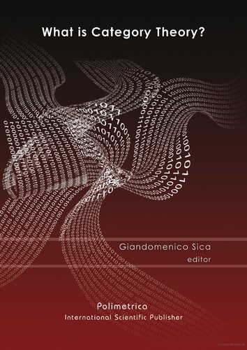 What is Category Theory?