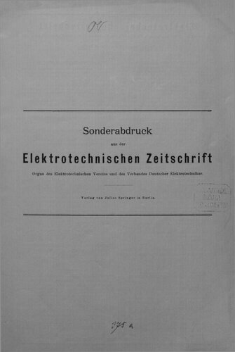 Über den heutigen Stand der Röntgen-Elektrotechnik