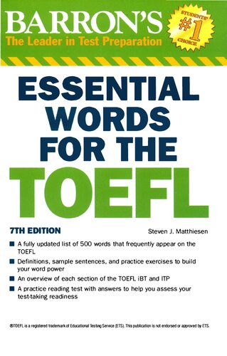 essential words for toefl