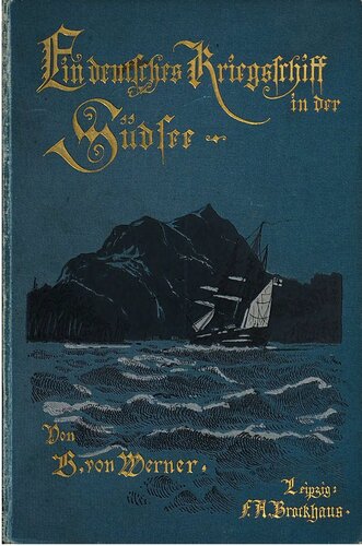 Ein deutsches Kriegsschiff in der Südsee