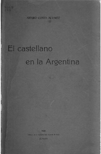 El castellano en la Argentina