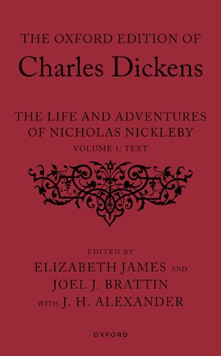 The Life and Adventures of Nicholas Nickleby