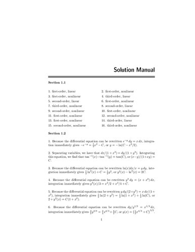 Advanced Engineering Mathematics with MATLAB, Fourth Edition (Solutions, Instructor Solution Manual)