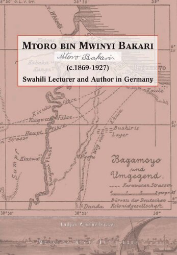 Mtoro bin Mwinyi Bakari. Swahili lecturer and author in Germany