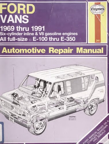 Haynes Ford Full-Size Vans 1969 to 1991 Automotive Repair Manual
