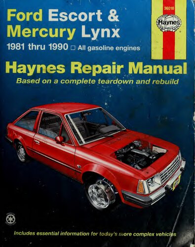 Haynes Ford Escort & Mercury Lynx Automotive Repair Manual