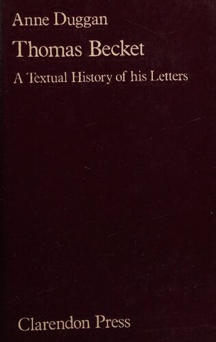 Thomas Becket : a textual history of his letters