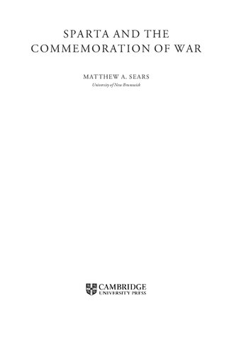 Sparta and the Commemoration of War