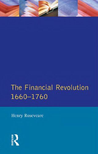 The Financial Revolution 1660-1750 (Seminar Studies)