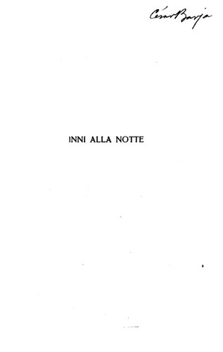 Inni alla notte e Canti spirituali